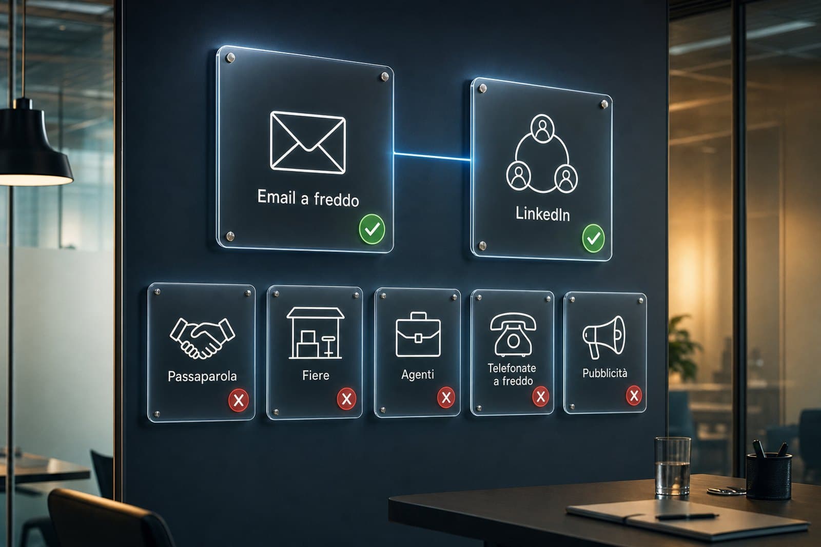 Come trovare nuovi clienti B2B nel 2027: sette canali a confronto, con costi e tempi