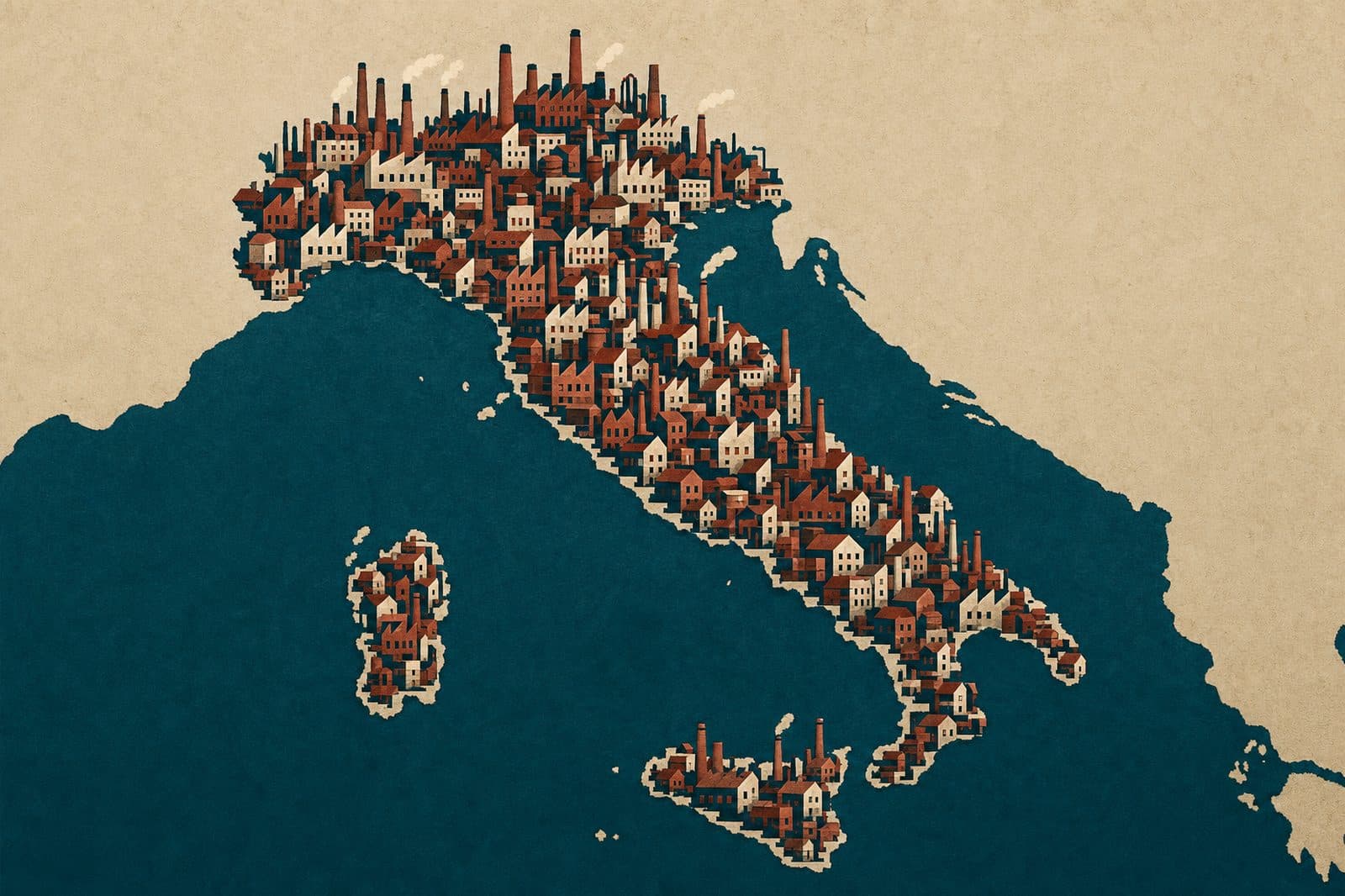 I distretti industriali italiani sono 141 e contengono due terzi degli addetti manifatturieri: come si usa questa mappa